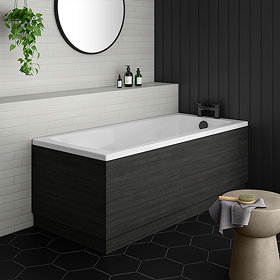 Brooklyn Hacienda Black Single Ended Bath Large Image