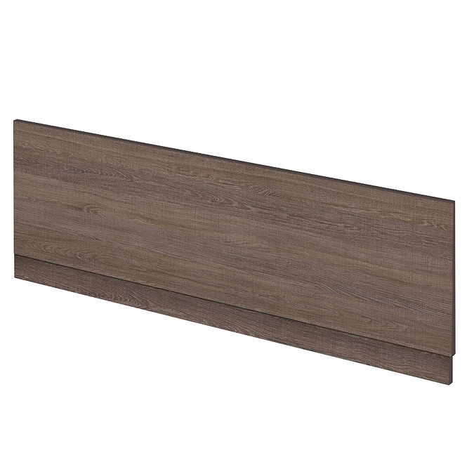 Brooklyn Mid Oak Front Straight Bath Panel Large Image