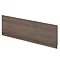 Brooklyn Mid Oak Front Straight Bath Panel Large Image