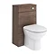 Brooklyn Mid Oak Wall Hung Vanity Furniture Package  additional Large Image