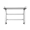 Brooklyn Modern 350 x 500mm Chrome Heated Towel Rail Shelf  Feature Large Image