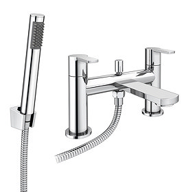 Brooklyn Modern Chrome Bath Shower Mixer Tap Inc. Shower Kit - CPT7181 Large Image