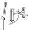 Brooklyn Modern Chrome Bath Shower Mixer Tap Inc. Shower Kit - CPT7181 Large Image