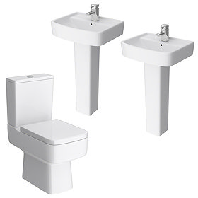 Brooklyn Modern Double Basin En-Suite Bathroom Large Image