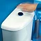 Brooklyn Modern Infra Red Flush Square Toilet + Soft Close Seat  Standard Large Image