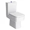 Brooklyn Modern Infra Red Flush Square Toilet + Soft Close Seat Large Image