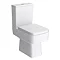 Brooklyn Modern Square Toilet with Soft Close Seat  Newest Large Image