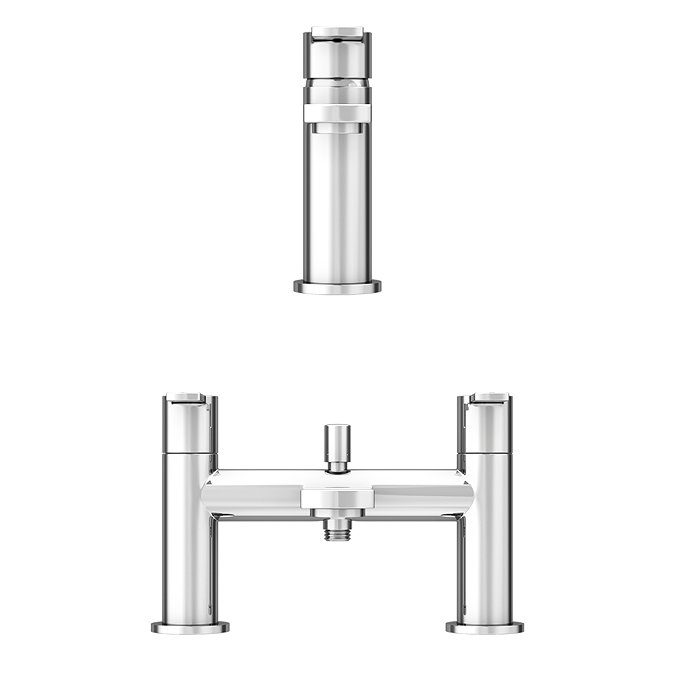 Brooklyn Modern Tap Package (Bath Shower Mixer + Basin Tap)