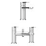 Brooklyn Modern Tap Package (Bath Shower Mixer + Basin Tap)