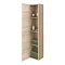 Brooklyn Natural Oak L Shaped Bath Suite (with Vanity + Tall Cabinet)  Newest Large Image