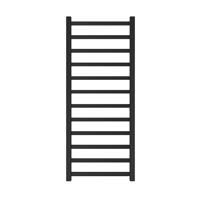 Brooklyn Square 1200 x 500mm Black Nickel Heated Towel Rail  Feature Large Image