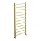 Brooklyn Square 1200 x 500mm Brushed Brass Heated Towel Rail  Profile Large Image