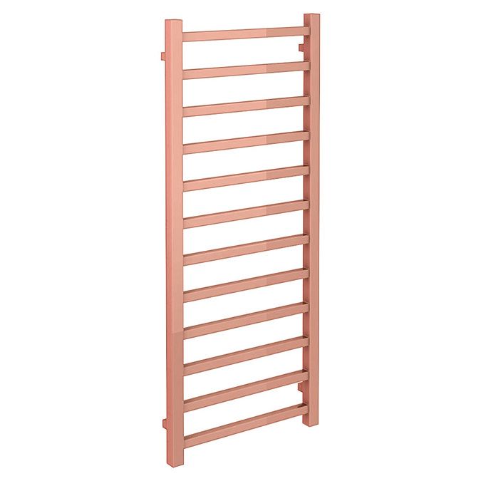 Brooklyn Square 1200 x 500mm Rose Gold Heated Towel Rail  Profile Large Image