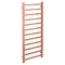 Brooklyn Square 1200 x 500mm Rose Gold Heated Towel Rail  Profile Large Image