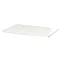Brooklyn Wall Hung Countertop Vanity - Black - 600mm with White Worktop & Brushed Brass Handle Stan