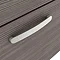 Brooklyn 600mm Grey Avola Wall Hung Vanity Unit - Single Drawer Feature Large Image