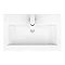 Brooklyn 600mm Grey Avola Wall Hung Vanity Unit - Single Drawer Newest Large Image