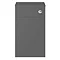 Brooklyn WC Unit with Cistern - Gloss Grey - 500mm Feature Large Image