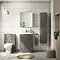 Brooklyn WC Unit with Cistern - Grey Avola - 500mm  In Bathroom Large Image