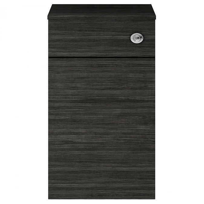 Brooklyn WC Unit with Cistern - Hacienda Black - 500mm  Standard Large Image