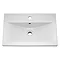 Brooklyn White Gloss Modern Sink Vanity Unit + Toilet Package  Feature Large Image