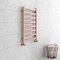 Brooklyn Square 800 x 500mm Rose Gold Heated Towel Rail Large Image