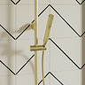 Brushed Brass Metal Round Shower Handset