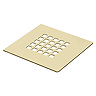 Brushed Brass Shower Grate Cover for Imperia Shower Trays
