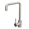 Brushed Nickel Single Lever Mono Kitchen Sink Mixer Tap Large Image