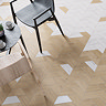 Bryce Trapezium Wood Effect Wall and Floor Tiles 98 x 230mm