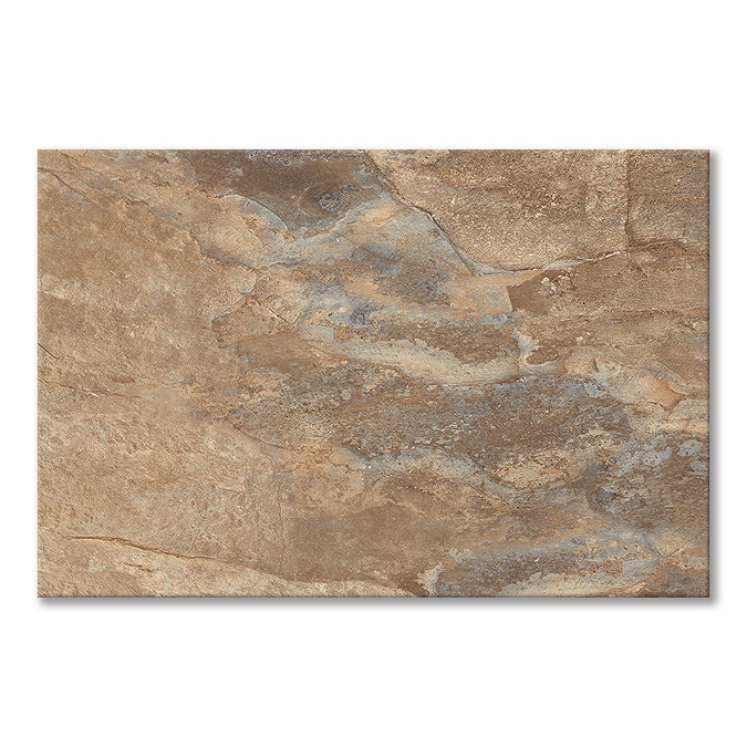 Burbank Brown Stone Effect Wall and Floor Tiles - 400 x 600mm