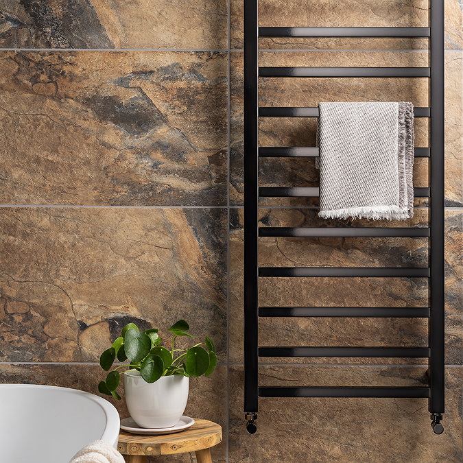 Burbank Brown Stone Effect Wall and Floor Tiles 400 x 600mm