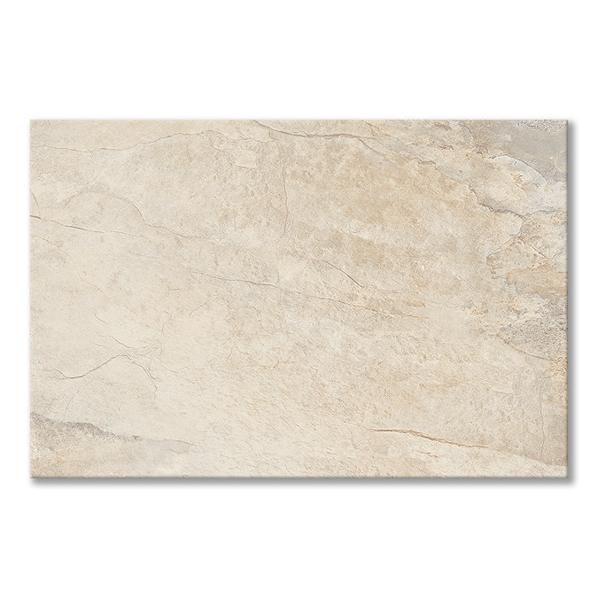Burbank Cream Stone Effect Wall and Floor Tiles - 400 x 600mm