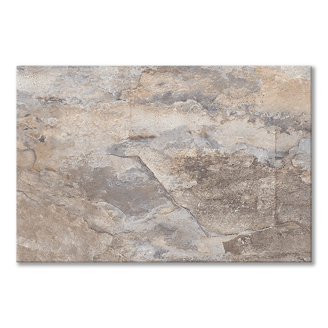 Burbank Grey Stone Effect Wall and Floor Tiles - 400 x 600mm