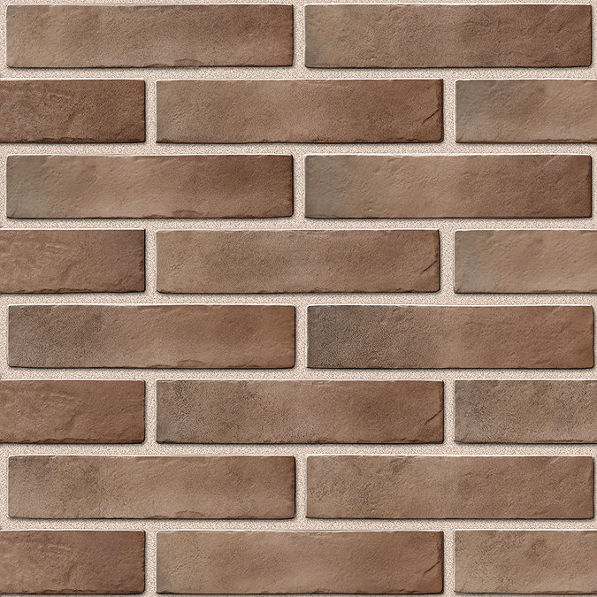 Burford Orange Brick Effect Wall Tiles - 250 x 60mm  Standard Large Image