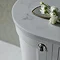 Burlington 100 3-Door Corner Vanity Unit & Minerva Worktop with Basin (Classic Grey - Right Hand) F