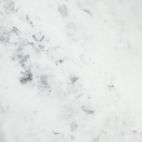 Burlington 120cm Minerva Worktop - Carrara White Profile Large Image