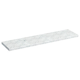 Burlington 120cm Minerva Worktop - Carrara White Large Image