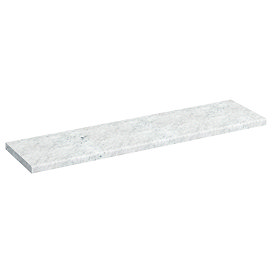 Burlington 120cm Minerva Worktop - Carrara White Large Image