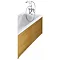 Burlington 1700mm Bath Side Panel with Plinth and 2 Corner Posts -Oak Large Image