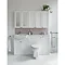 Burlington 30 Single Door Base Unit - Classic Grey Profile Large Image