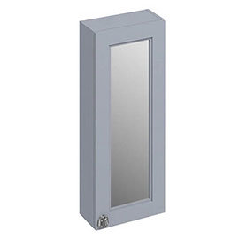 Burlington 30 Single Door Mirror Cabinet - Classic Grey Medium Image