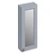 Burlington 30 Single Door Mirror Cabinet - Classic Grey Large Image