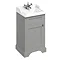 Burlington 500mm Freestanding Cloakroom Vanity Unit & Basin - Dark Olive Large Image