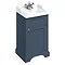 Burlington 50cm Freestanding Cloakroom Vanity Unit & Basin - Blue Large Image