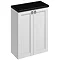 Burlington 60 2-Door Base Unit - Matt White Large Image