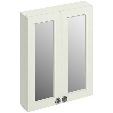 Burlington 60 2-Door Mirror Cabinet - Sand Profile Large Image