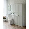Burlington 60 Back to Wall Unit & Pan (excluding Seat) - Matt White Feature Large Image