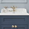 Burlington 65 2-Door Vanity Unit & Classic Basin - Blue  Feature Large Image