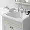 Burlington 65 2-Door Vanity Unit & Classic Invisible Overflow/Waste Basin (Classic Grey - 2 Tap Hole